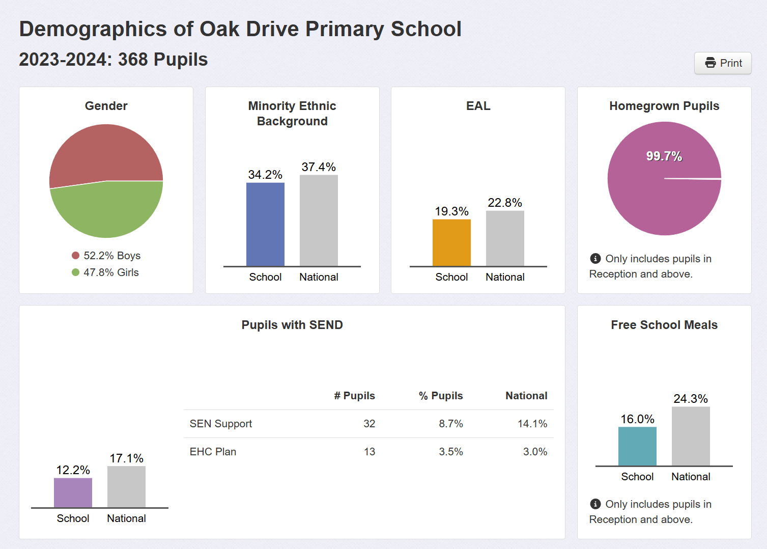 Demographics Report